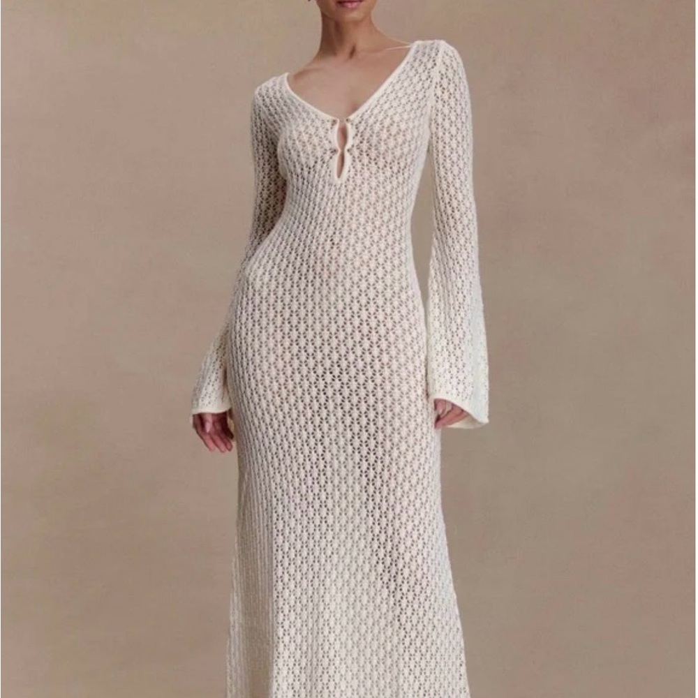 Mermaid sunfere swimsuit knit dress cover up